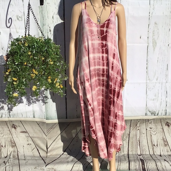 SUPER SOFT STRAPPY TIE DYE DRESS - Picture 7 of 15